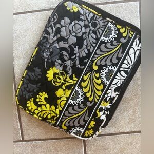 Vera Bradley Black and Yellow Floral Tablet Case